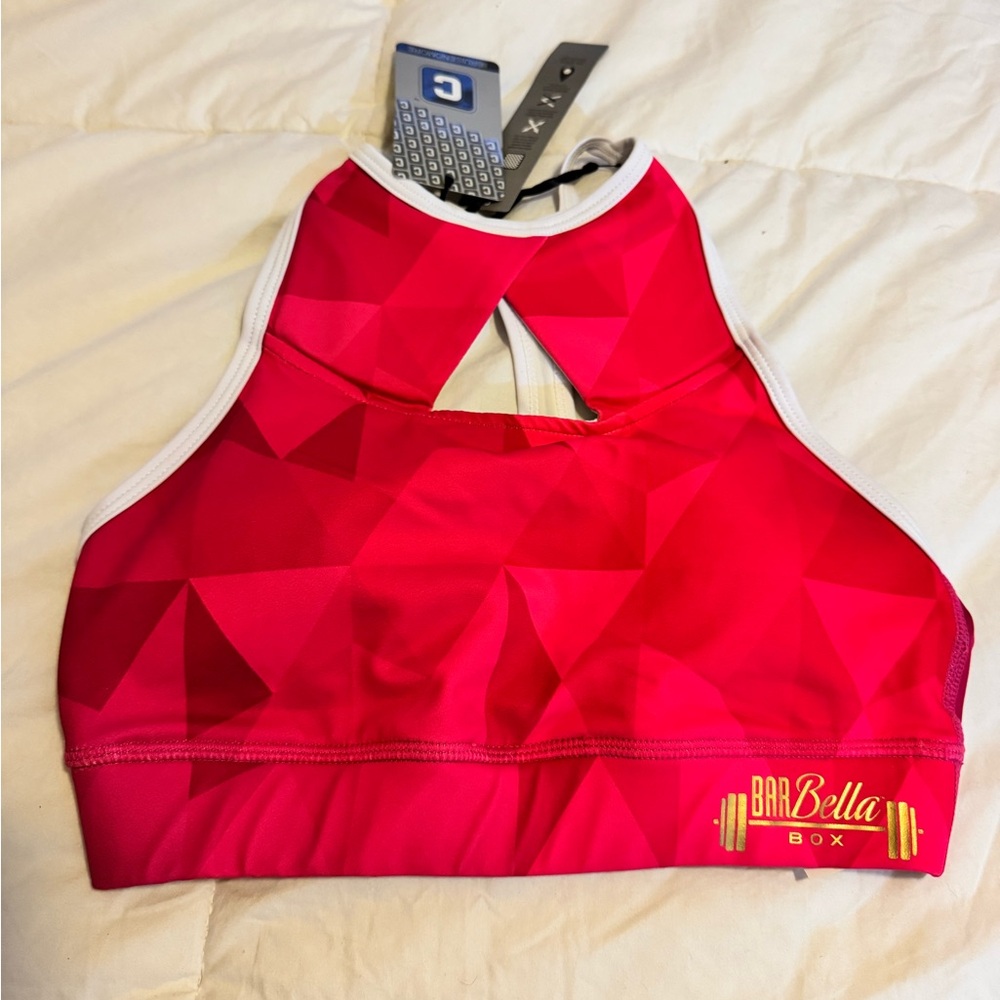 The Chestee Women's Hot Pink Sports Bra